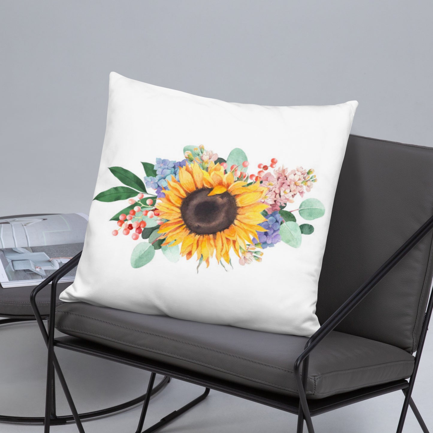 Sunflower bouquet Pillow