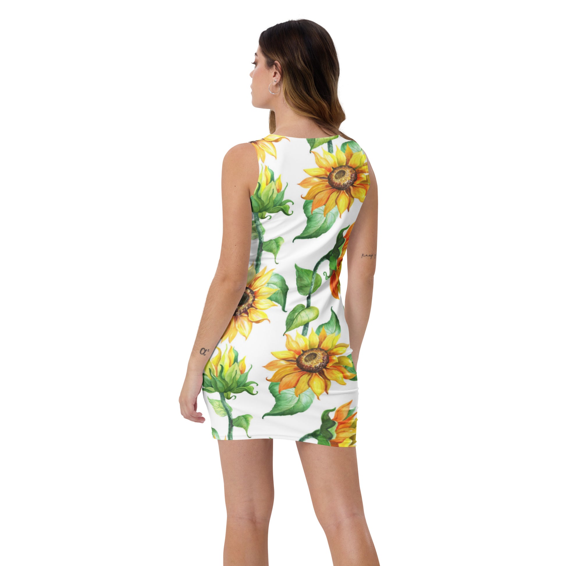 sunflower fitted dress Sunflower Fitted Dress Lazy Oaf