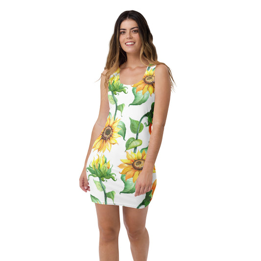 Sunflower Fitted Dress