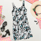 Black/White Skater Dress