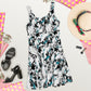 Black/White Skater Dress