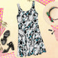 Black/White Skater Dress
