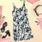 Black/White Skater Dress