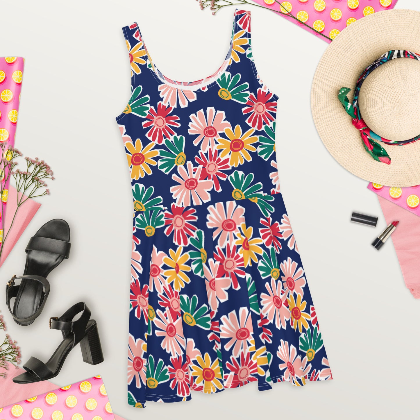 Floral Skater Dress