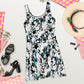 Black/White Skater Dress