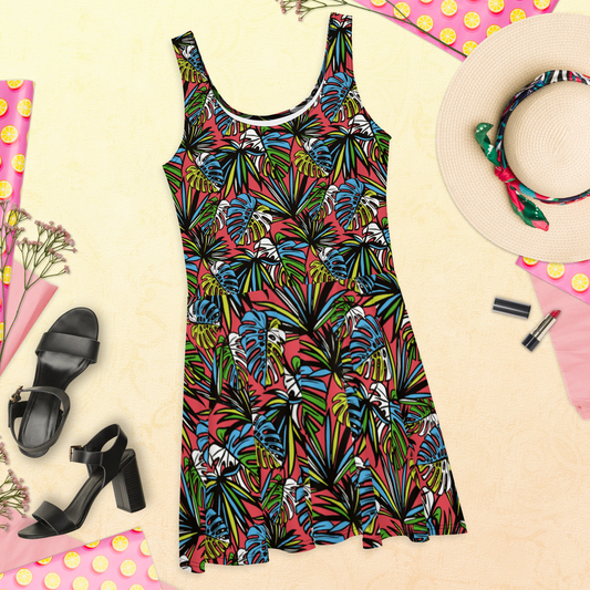 Palms Skater Dress