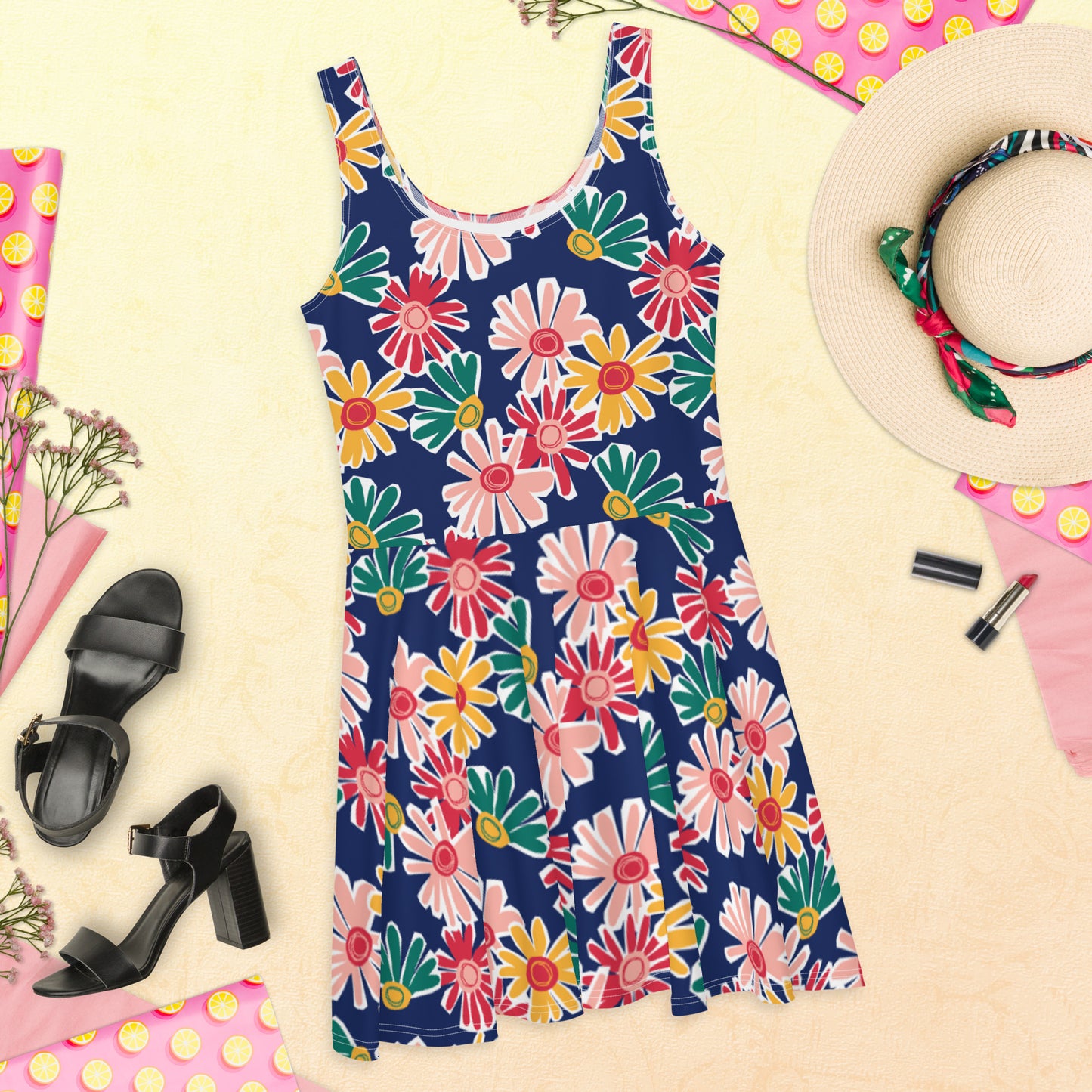 Floral Skater Dress