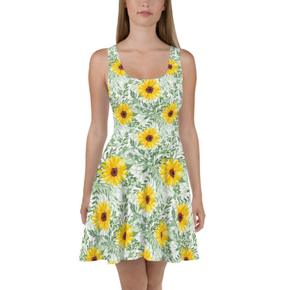 Sunflower Skater Dress