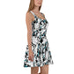 Black/White Skater Dress