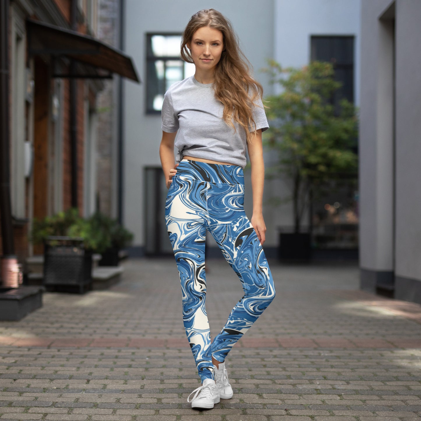 Blue Storm Leggings