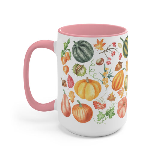 Pumpkin Coffee Mugs, 15oz, Unique Coffee Mug, It's Fall Y'all Mug