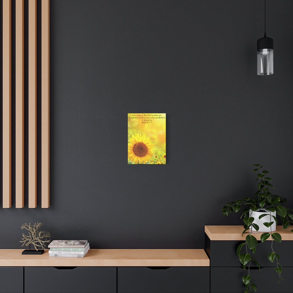 Classic Sunflower Canvas