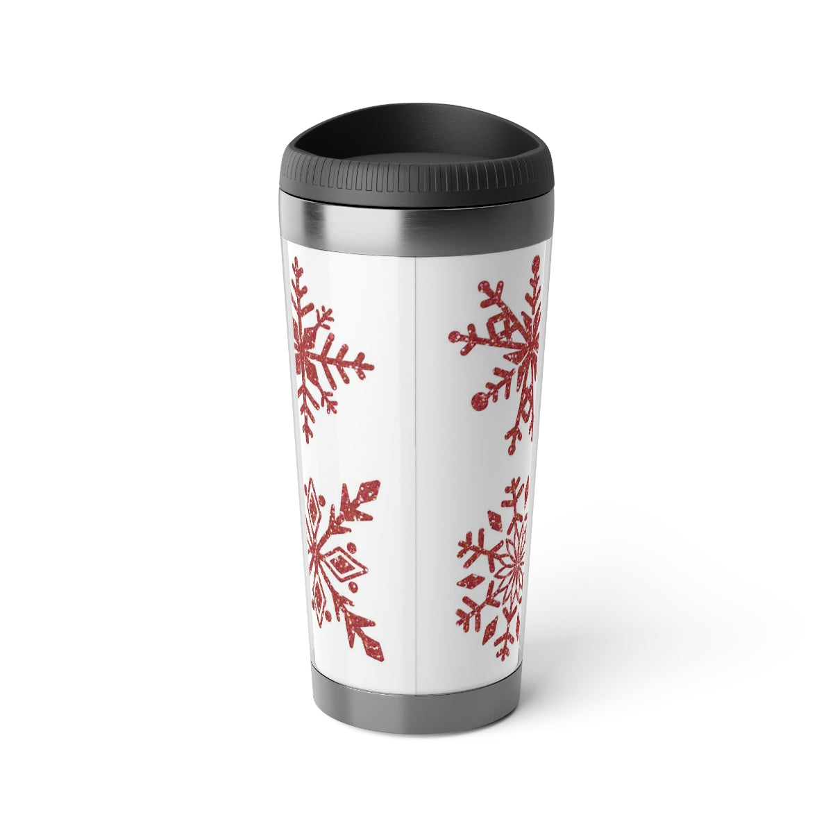 Let it Snow Stainless Steel Travel Mug with Insert