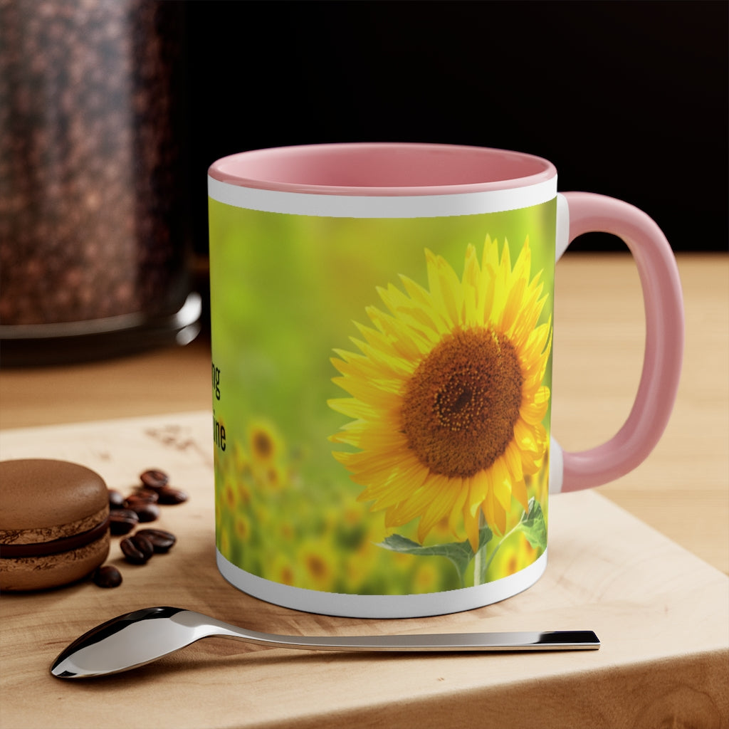 Good Morning Sunshine 11oz Accent Mug, Unique Coffee Mug, Holiday Gift