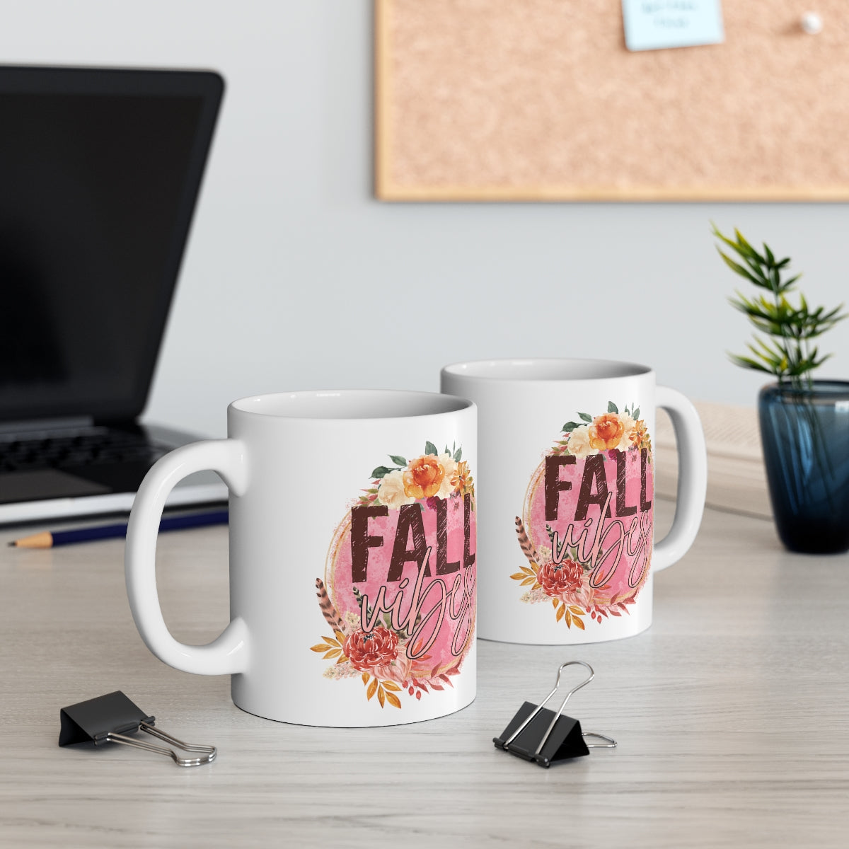 Fall Vibes Mug 11oz, Unique Coffee Mug, It's Fall Y'all, Holiday Gift