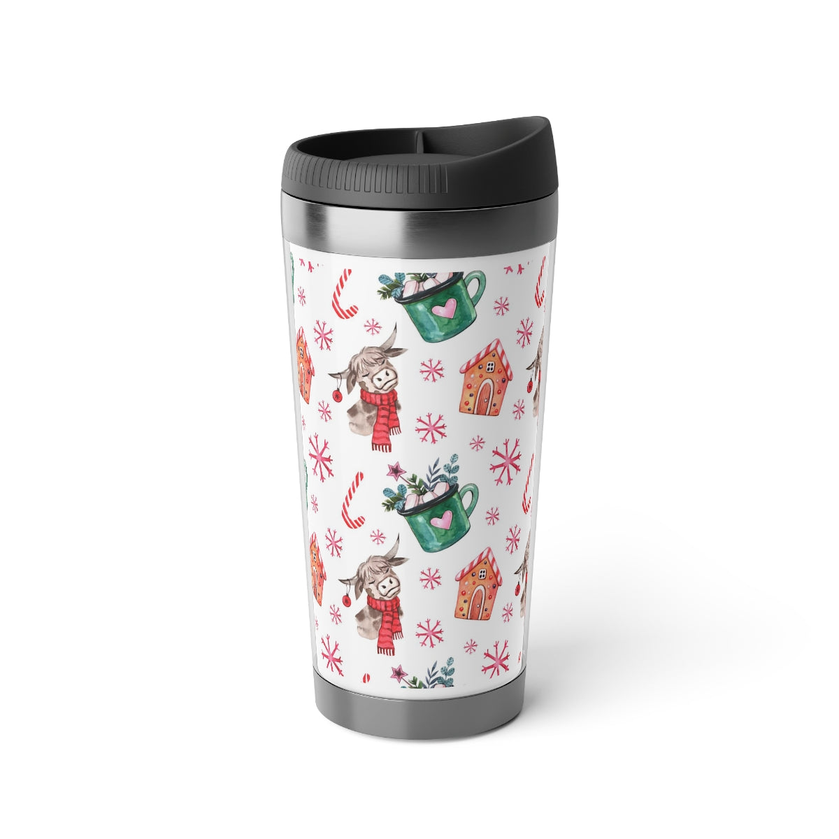 Christmas Stainless Steel Travel Mug