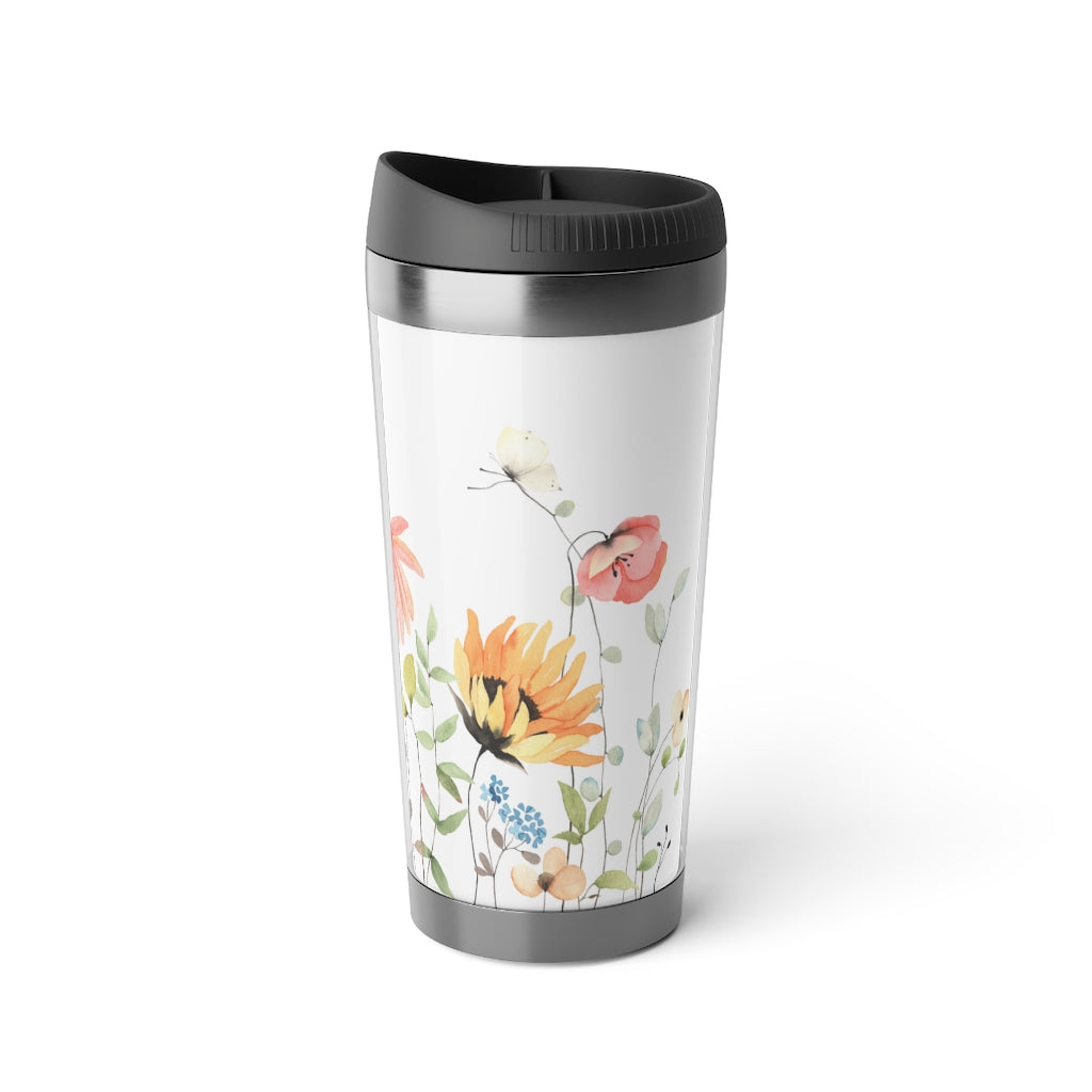 Stainless Steel Travel Mug with Insert