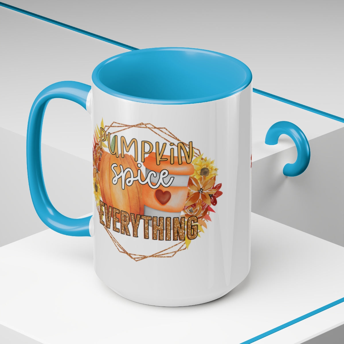 Pumpkin Spice Everything Nice Coffee Mugs, 15oz, Unique Coffee Mug