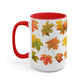 Maple Leaf Coffee Mugs, 15oz, Unique Coffee Mug, Fall Y'all,  Gift