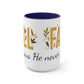 Fall For Jesus Coffee Mugs, 15oz, Unique Coffee Mug, Holiday Gift