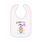 Baby Contrast Trim Jersey Bib