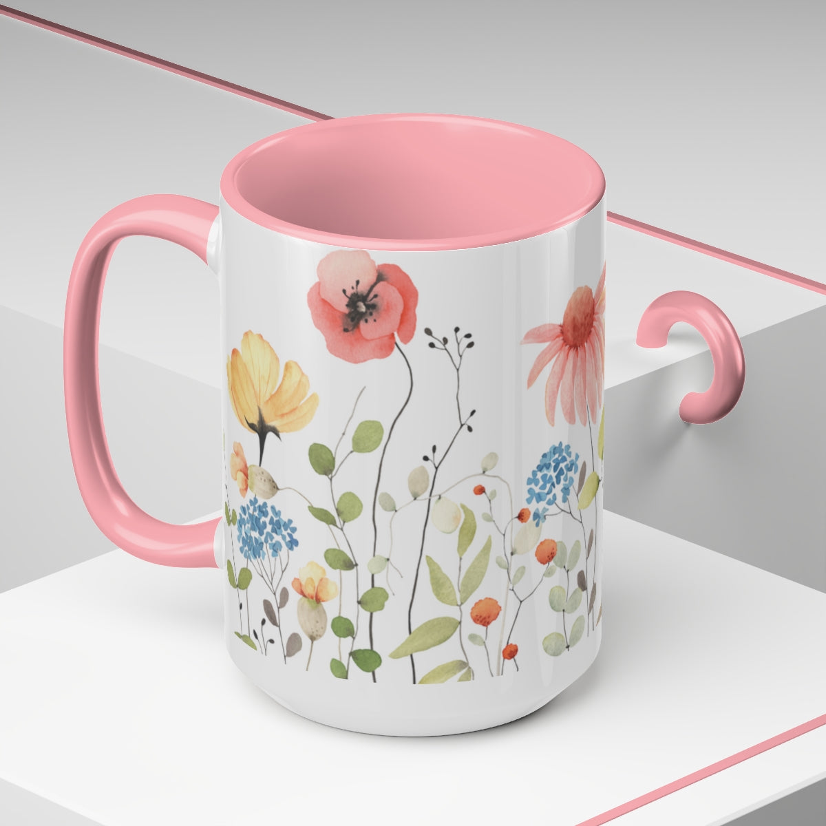 Bouquet Coffee Mugs, 15oz