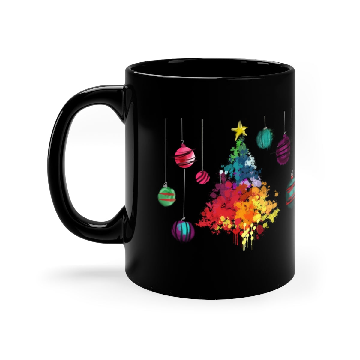 Christmas Tree 11oz Mug, Unique Mug, Holiday Mug, Holiday Gift