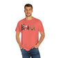 Comfort Colors T-shirt, Retro T-shirt, Believe, Christmas Tree, Christmas Stocking