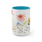 Bouquet Coffee Mugs, 15oz