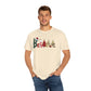 Comfort Colors T-shirt, Retro T-shirt, Believe, Christmas Tree, Christmas Stocking