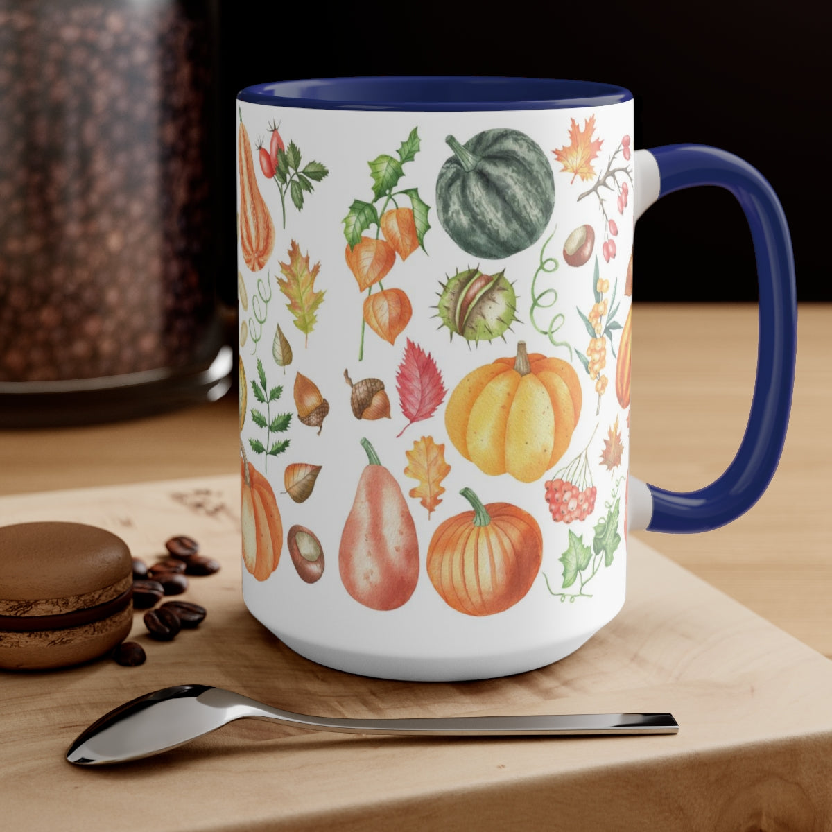 Pumpkin Coffee Mugs, 15oz, Unique Coffee Mug, It's Fall Y'all Mug