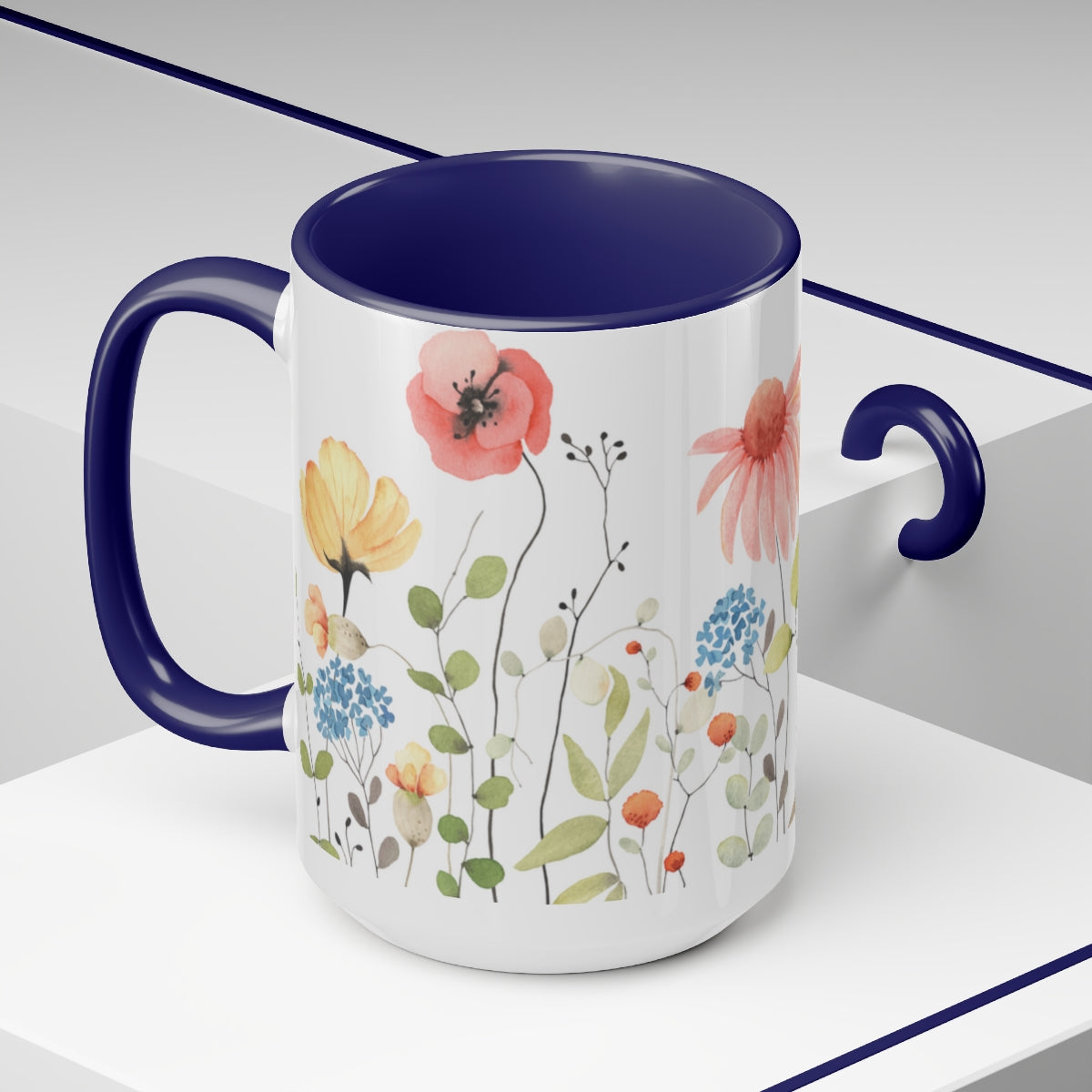 Bouquet Coffee Mugs, 15oz