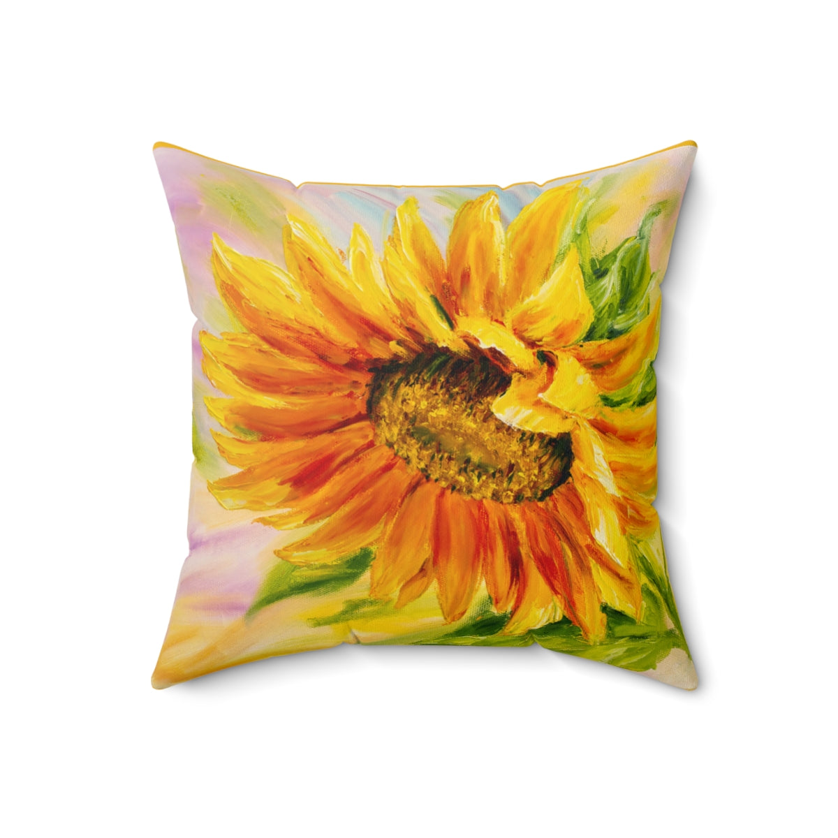 Classic Sunflower Square Pillow