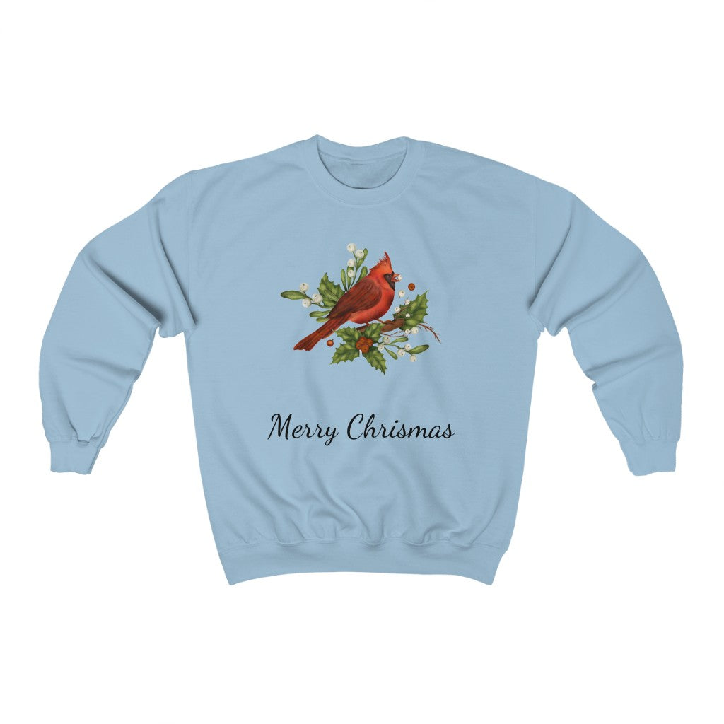 Christmas Cardinal Heavy Blend™ Crewneck Sweatshirt