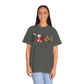 Comfort Colors T-shirt, Retro T-shirt, Believe, Christmas Tree, Christmas Stocking