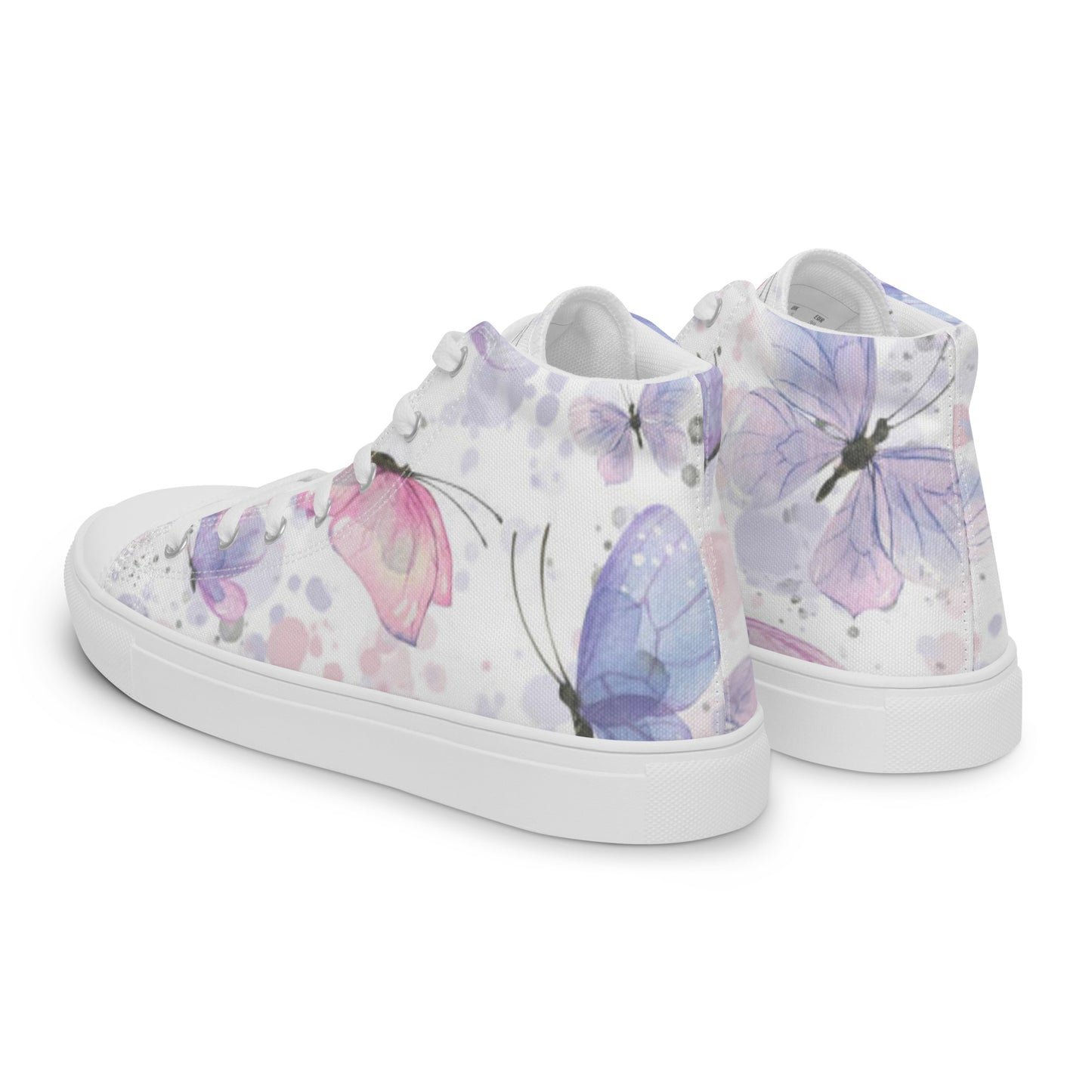 Women’s high top canvas shoes