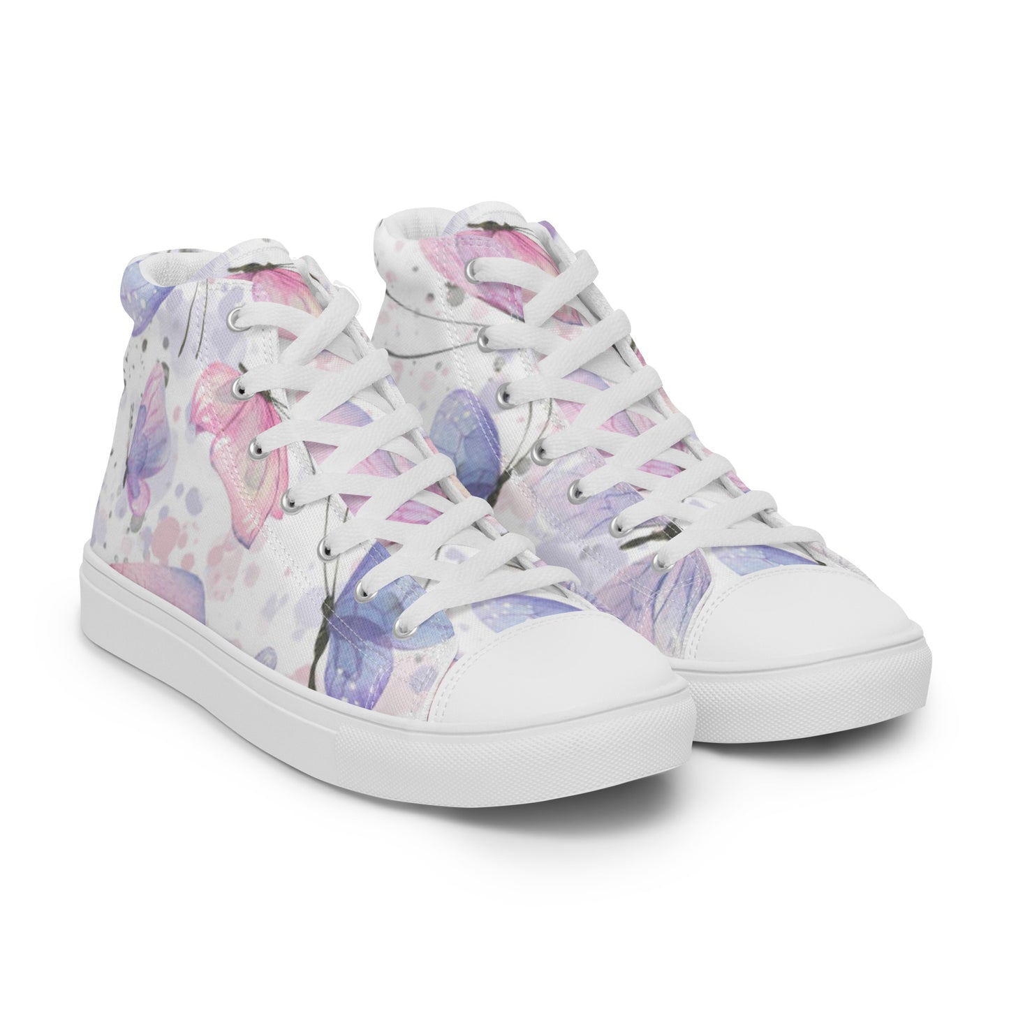 Women’s high top canvas shoes